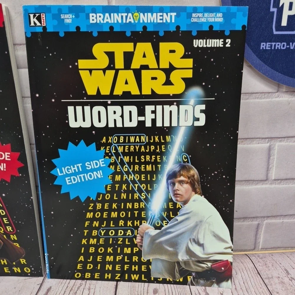 Star Wars Word-Finds Puzzle Book~Braintainment~ Volume 1&2~2 Books
